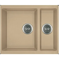 Гранітна мийка Quadro 56x46x15 Beige