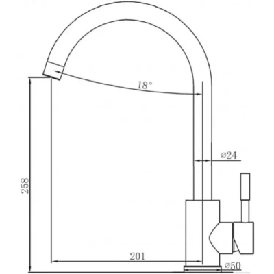 Кухонний змішувач SKF 850 ST Antracit