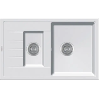 Гранитная мойка Classic 78x50x15 Alpine White