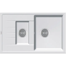 Гранитная мойка Classic 78x50x15 Alpine White