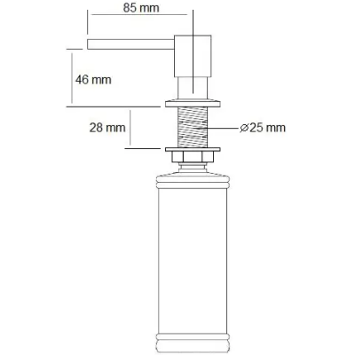 FASD 41 Titanium (дозатор для мила)