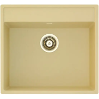 Гранітна мийка Quadro 56x51 Cream