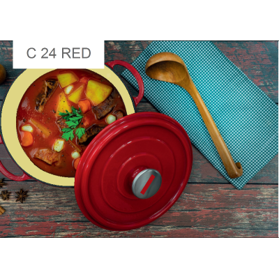 Чавунна каструля C 240 Red