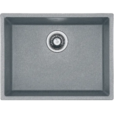 Гранитная мойка Quadro 53x46 Titanium