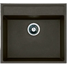 Гранитная мойка Quadro 56x51 Espresso