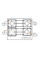 Газова панель FHG 1444 VGHT White glass