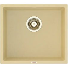 Гранитная мойка Quadro 45x40 Cream
