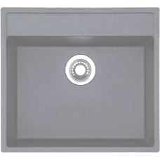 Гранитная мойка Quadro 56x51 Titanium