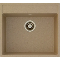 Гранитная мойка Quadro 56x51 Beige