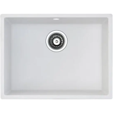 Гранитная мойка Quadro 53x46 Alpine White