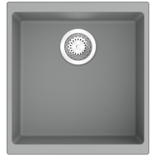 Гранитная мойка Navio 43x46 Grey Metallic