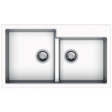Гранитная мойка Navio 86x50x2 Alpine White