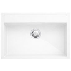 Гранитная мойка Quadro 61x51 Alpine White