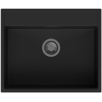 Гранитная мойка Quadro 61x51 Antracit