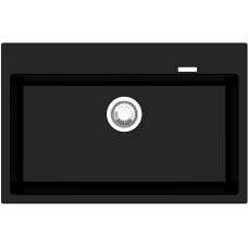 Гранитная мойка Quadro 78x51 Antracit