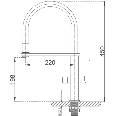 Комбінований FKM 3120 Inox