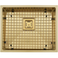 Нерж. мойка Quadro 53 Celldecor Nano Gold