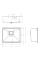 Нержавіюча мийка Quadro Center 54 Celldecor Nano Graphite