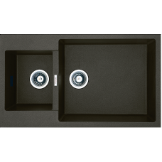 Гранитная мойка Quadro 86x50x15 Espresso