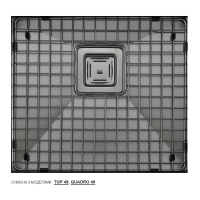 Защитная решетка на дно мойки PGKS 430x390 NANO GRAPHITE