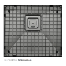 Защитная решетка на дно мойки PGKS 430x390 NANO GRAPHITE