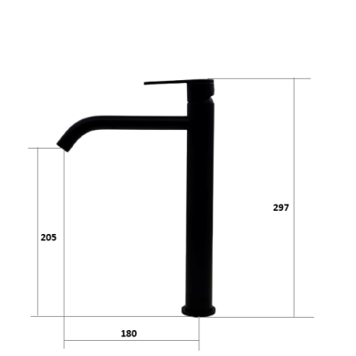 Змішувач для раковини Nuova 50201 Black